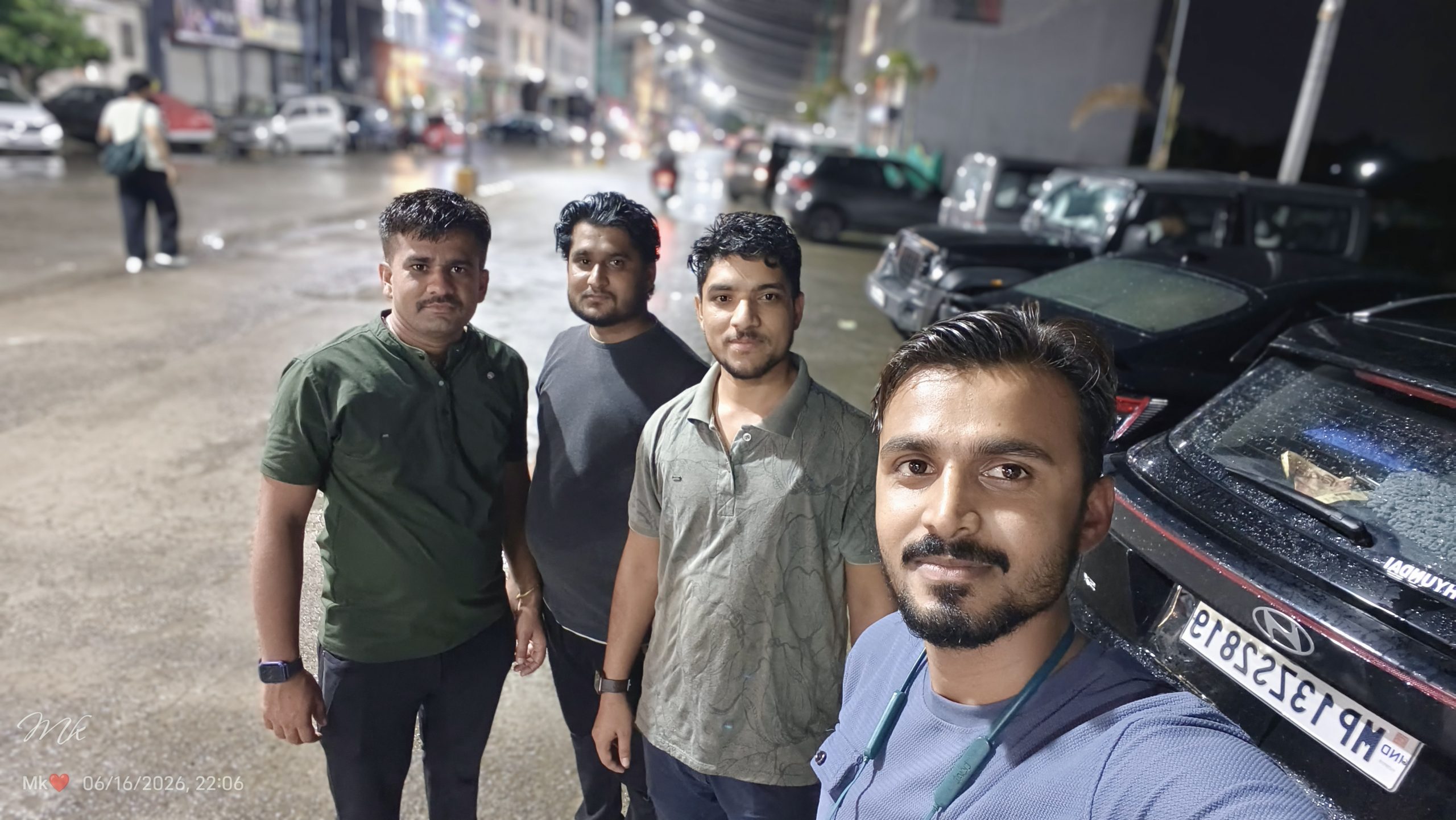 Me with Friends in Bhopal - Mukesh Patel Mk